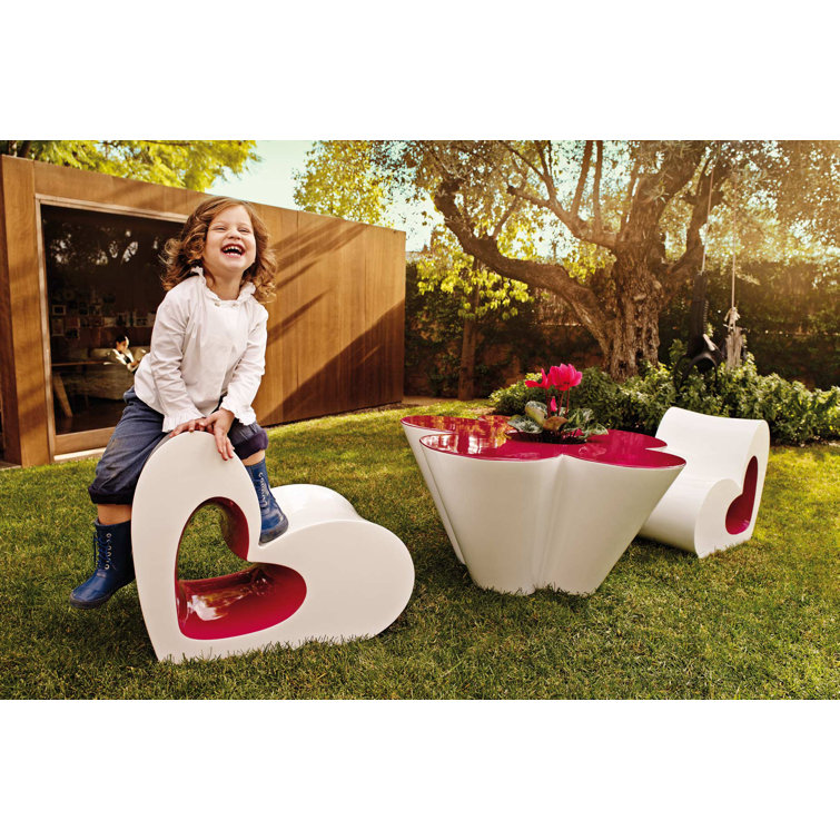 Agatha Orange Plastic Armless Kids Chair