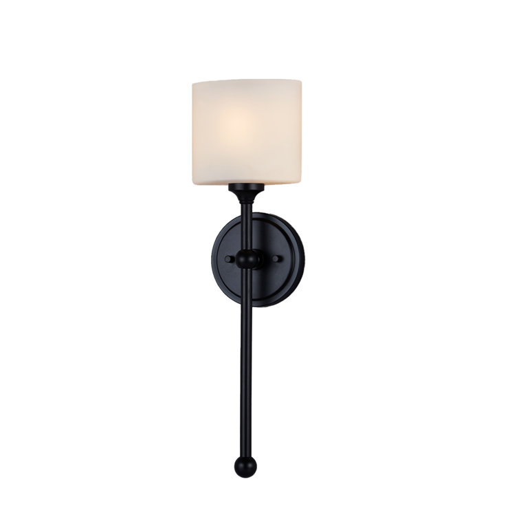 Sequoia Matte Black 22" Dimmable Energy Star Wall Sconce