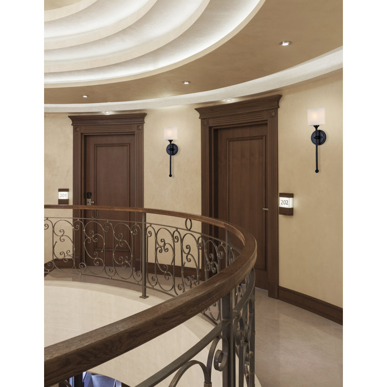 Sequoia Matte Black 22" Dimmable Energy Star Wall Sconce
