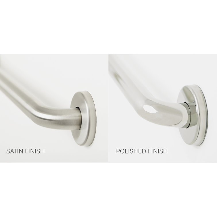 Signature Satin Stainless Steel 16" Bathroom Grab Bar