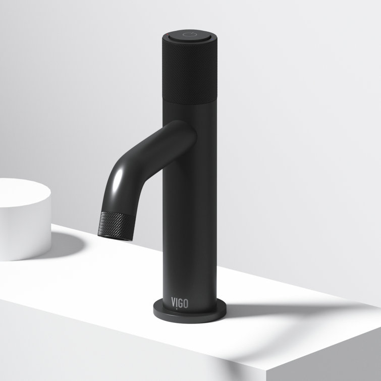 Apollo 7.5'' High-Arc Matte Black Nickel Bathroom Faucet