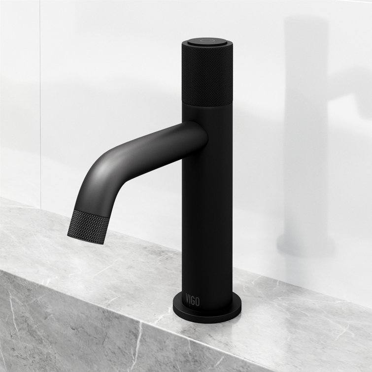 Apollo 7.5'' High-Arc Matte Black Nickel Bathroom Faucet