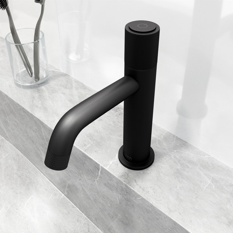 Apollo 7.5'' High-Arc Matte Black Nickel Bathroom Faucet