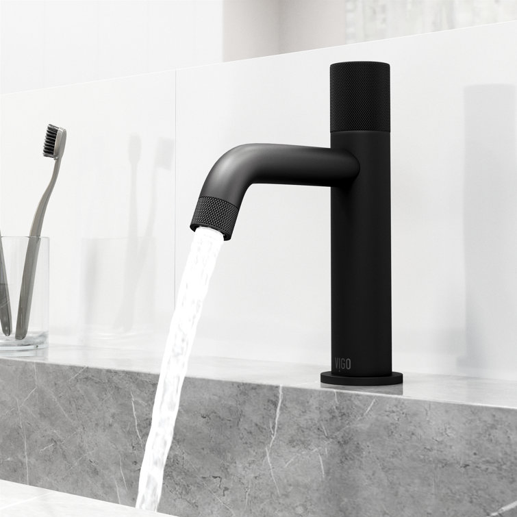Apollo 7.5'' High-Arc Matte Black Nickel Bathroom Faucet
