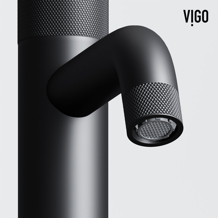 Apollo 7.5'' High-Arc Matte Black Nickel Bathroom Faucet