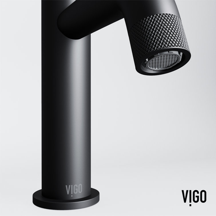 Apollo 7.5'' High-Arc Matte Black Nickel Bathroom Faucet