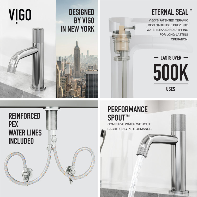 Apollo High-Arc Single-Handle Bathroom Faucet in Premium Chrome