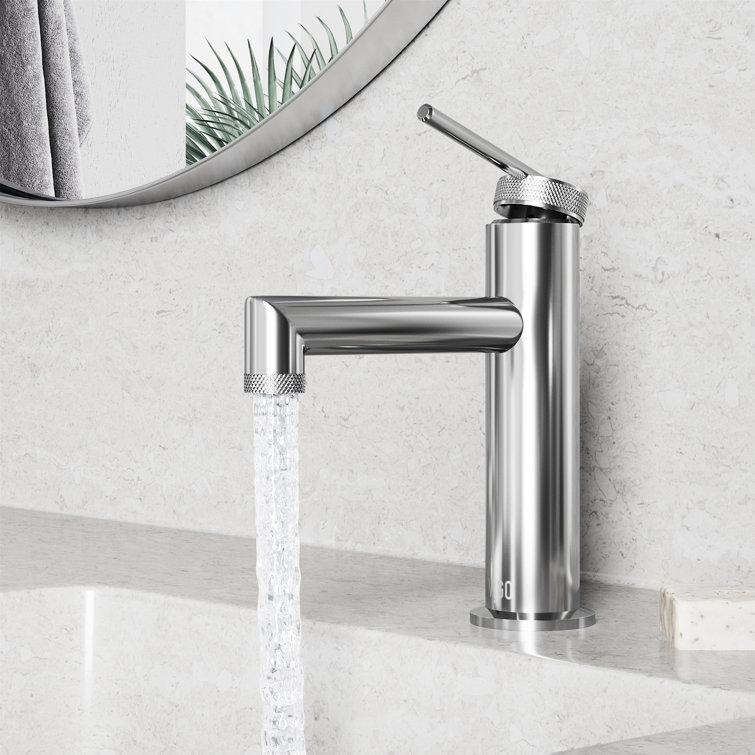 VIGO Sterling 7" High Chrome Single-Handle Bathroom Faucet