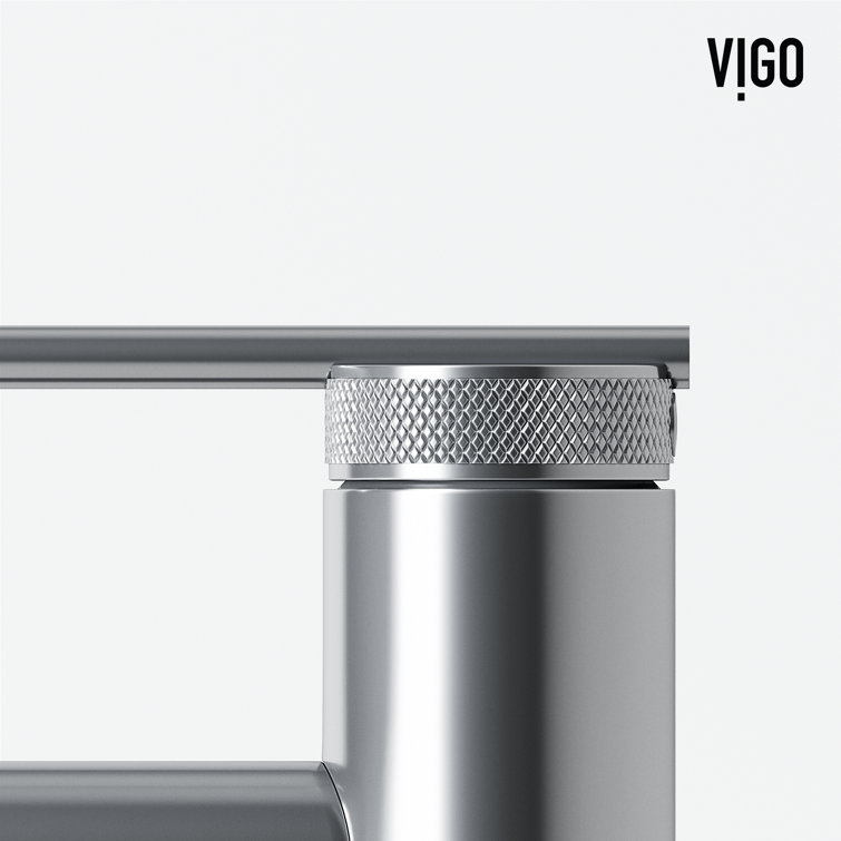 VIGO Sterling 7" High Chrome Single-Handle Bathroom Faucet