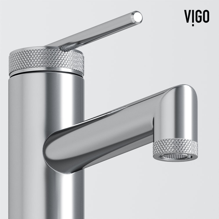 VIGO Sterling 7" High Chrome Single-Handle Bathroom Faucet