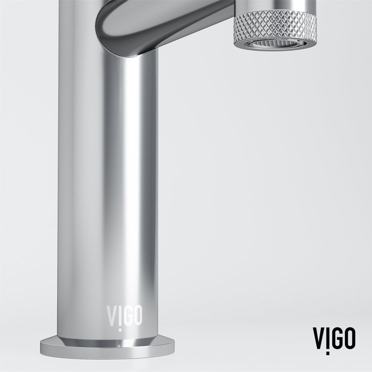 VIGO Sterling 7" High Chrome Single-Handle Bathroom Faucet