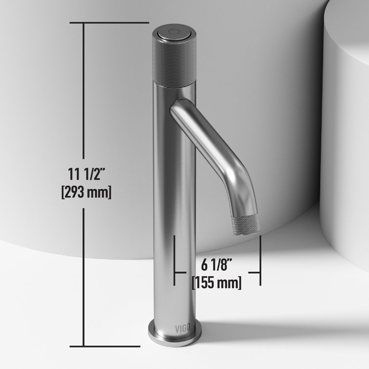 23" White Matte Stone Oval Vessel Sink with Brushed Nickel Faucet