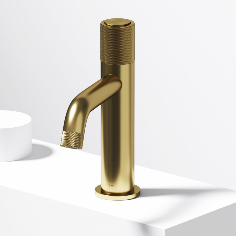 Apollo Matte Brushed Gold 7.5" Single-Handle Bathroom Faucet