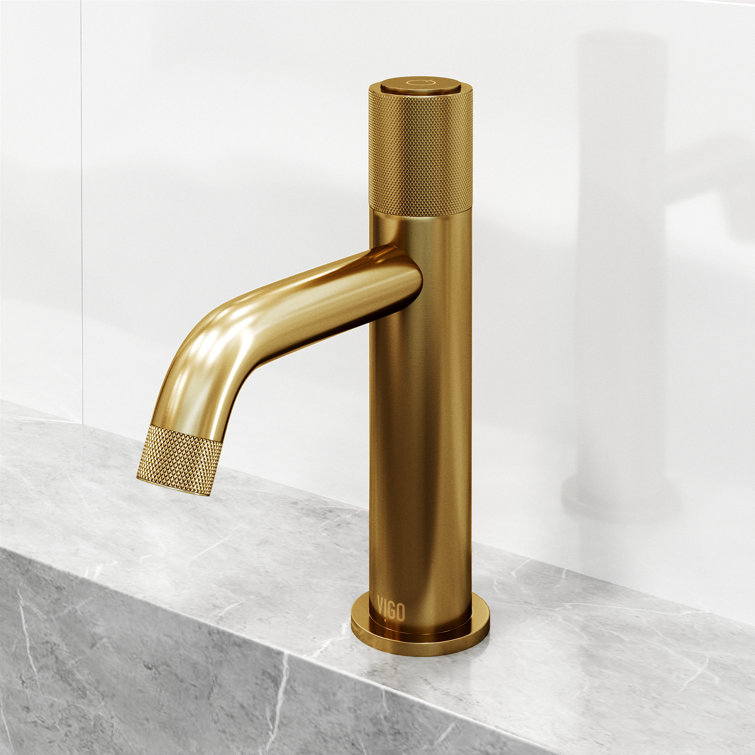 Apollo Matte Brushed Gold 7.5" Single-Handle Bathroom Faucet