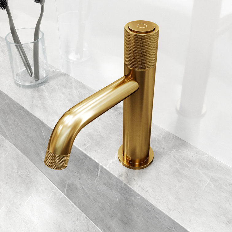 Apollo Matte Brushed Gold 7.5" Single-Handle Bathroom Faucet
