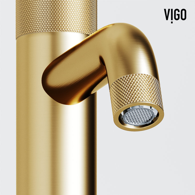 Apollo Matte Brushed Gold 7.5" Single-Handle Bathroom Faucet