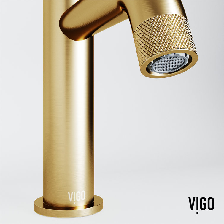 Apollo Matte Brushed Gold 7.5" Single-Handle Bathroom Faucet