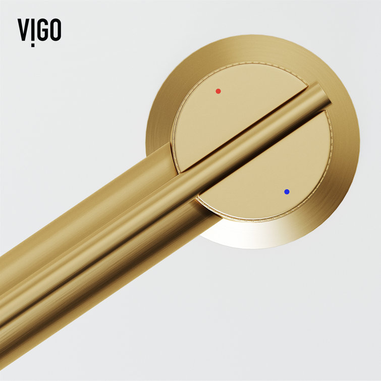 Sterling Matte Brushed Gold Single Handle Bathroom Faucet
