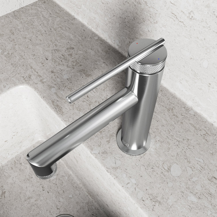 Sterling Brushed Nickel Single Handle Bathroom Faucet