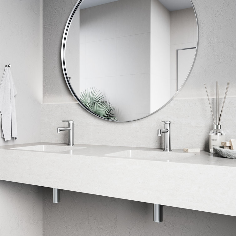 Sterling Brushed Nickel Single Handle Bathroom Faucet