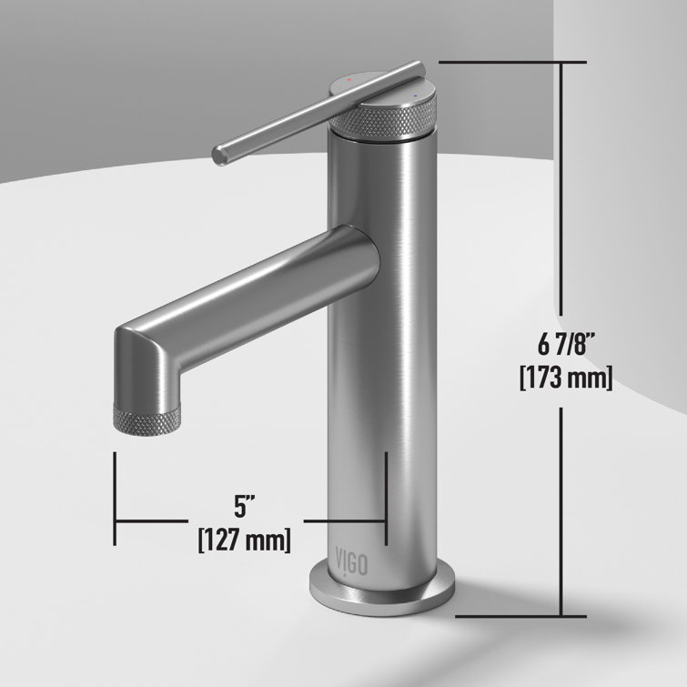 Sterling Brushed Nickel Single Handle Bathroom Faucet