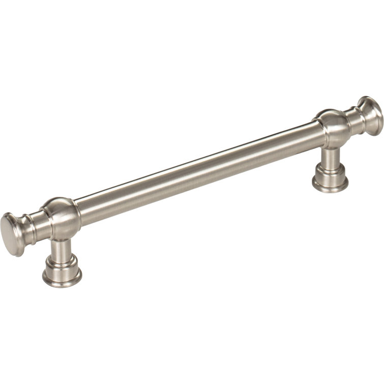Brushed Nickel Transitional Bar Pull with Mounting Hardware