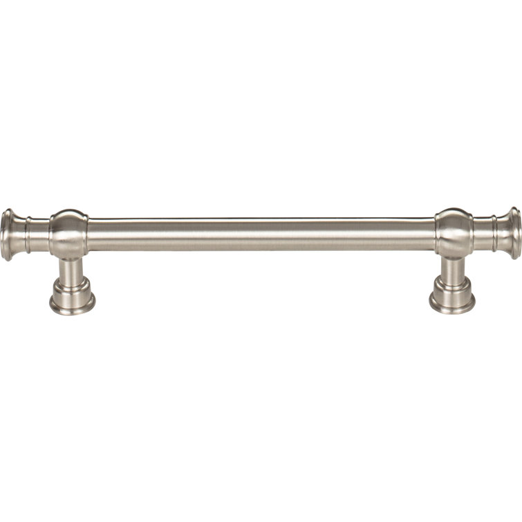 Brushed Nickel Transitional Bar Pull with Mounting Hardware