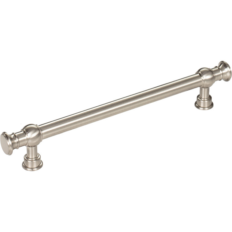 Brushed Nickel Transitional Bar Pull with Mounting Hardware