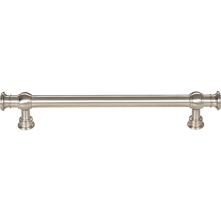 Brushed Nickel Transitional Bar Pull with Mounting Hardware