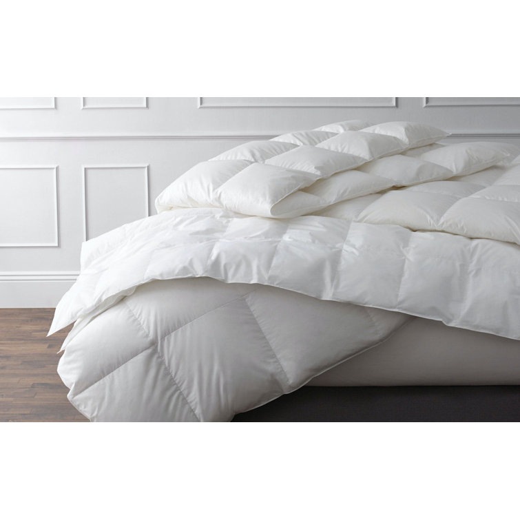 Twin Summer White Cotton Down Comforter