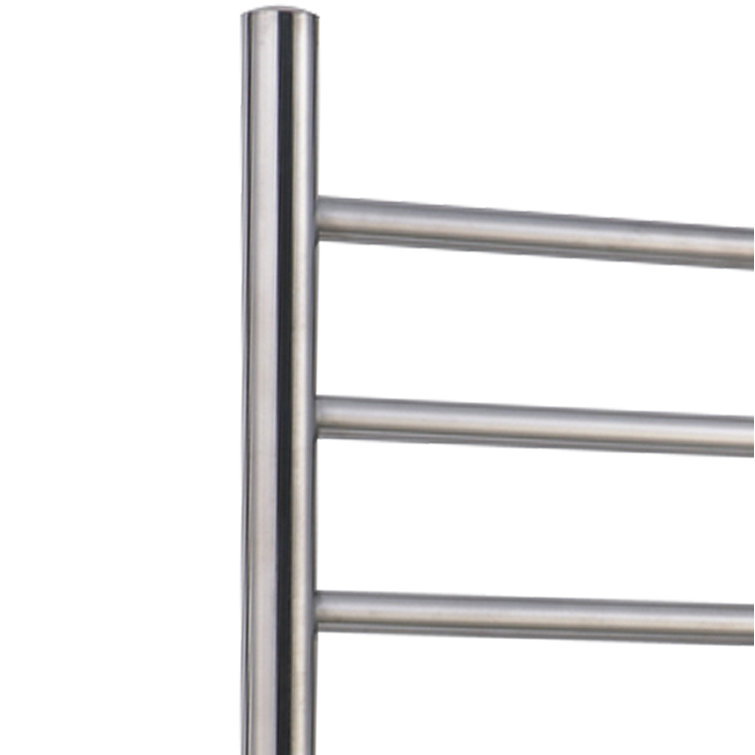 Barcelona Brushed Stainless Steel Freestanding Towel Warmer with 8 Bars