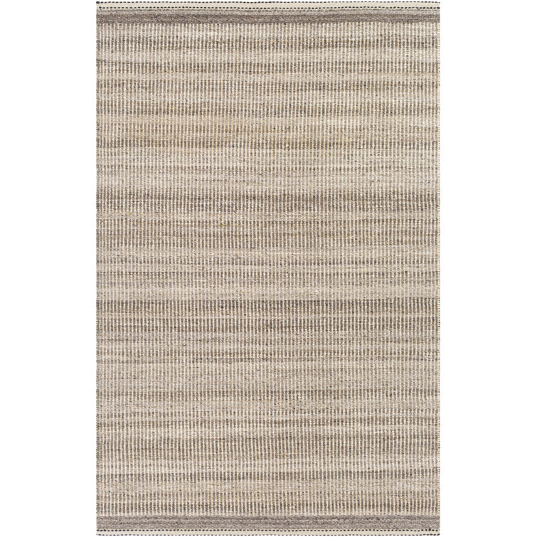 Grayson Handmade Easy-Care Wool Blend 8' x 10' Area Rug in Gray