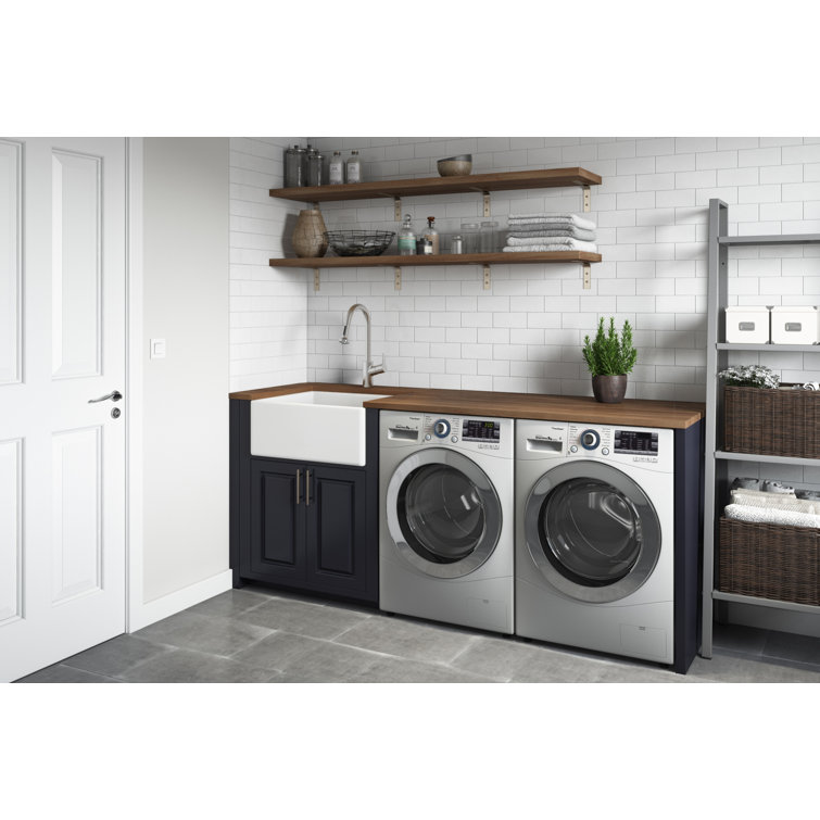 Ruvati 27-inch White Fireclay Farmhouse Kitchen Sink