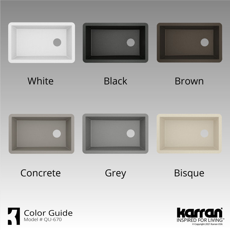 Bisque Quartz Composite Single Bowl Undermount Kitchen Sink