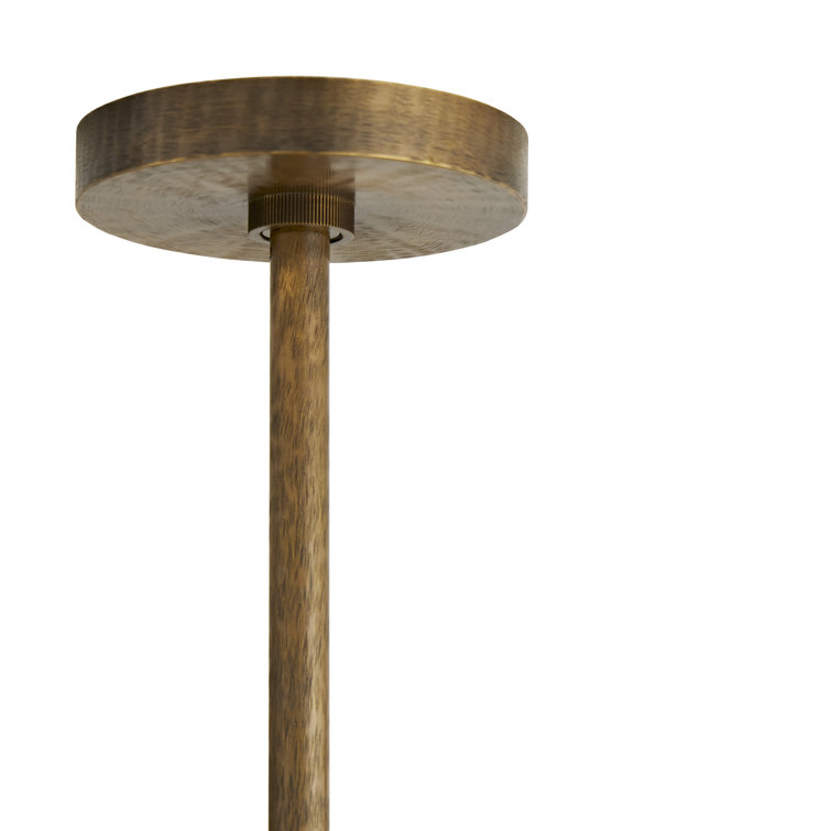 Antique Brass 8-Light Modern Chandelier