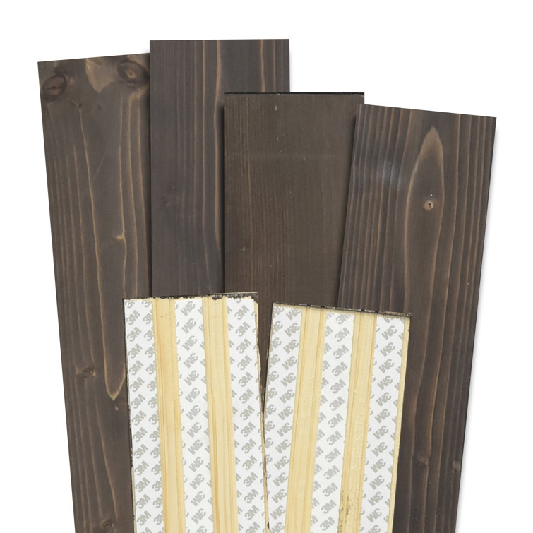 Weathered White Pine Peel and Stick Wall Paneling