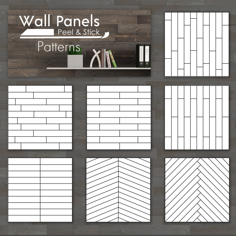 Weathered White Pine Peel and Stick Wall Paneling