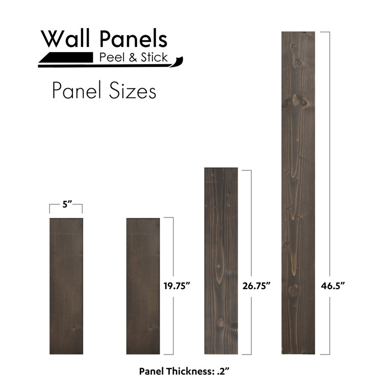 Weathered White Pine Peel and Stick Wall Paneling