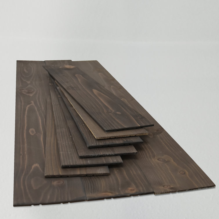 Weathered White Pine Peel and Stick Wall Paneling