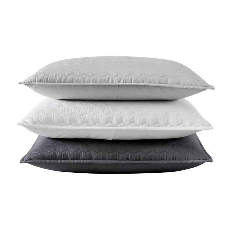 Soft Charcoal Reversible Cotton Queen Quilt Set