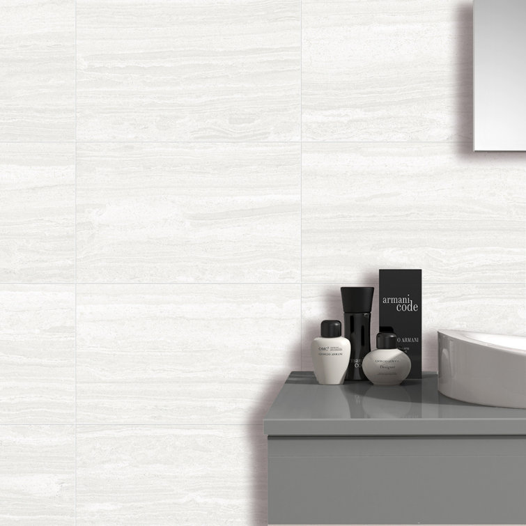Brooklyn Snow 12" x 24" Matte Porcelain Floor and Wall Tile