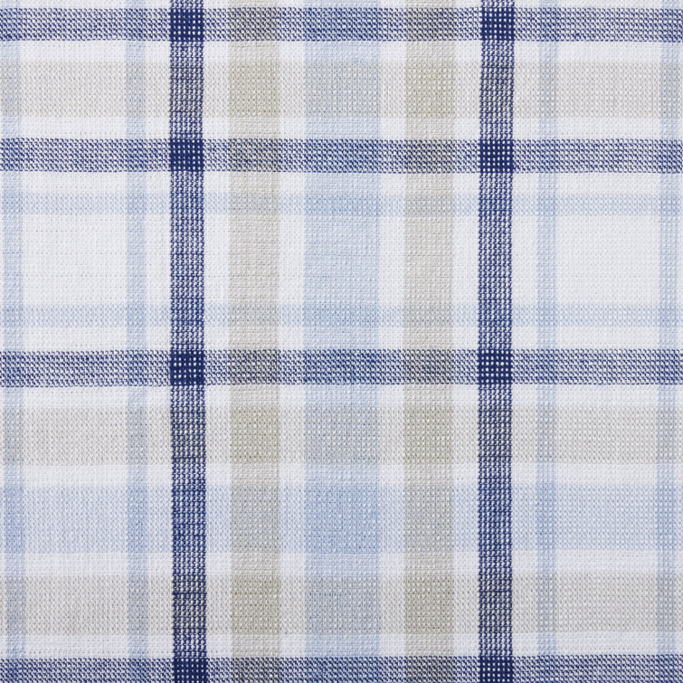 Indigo Plaid Cotton Kitchen Towel 2-Pack Set