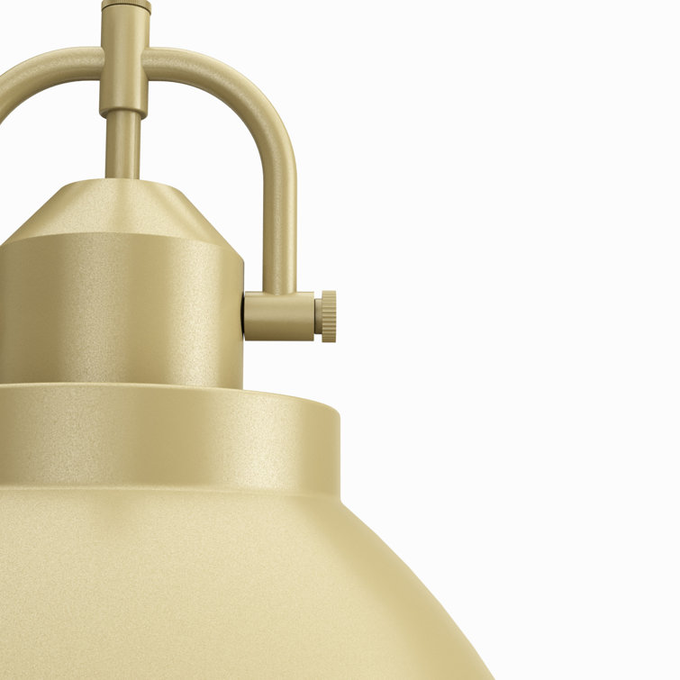 Bridgemoor Modern Brass 17" Glass Dome Pendant Light