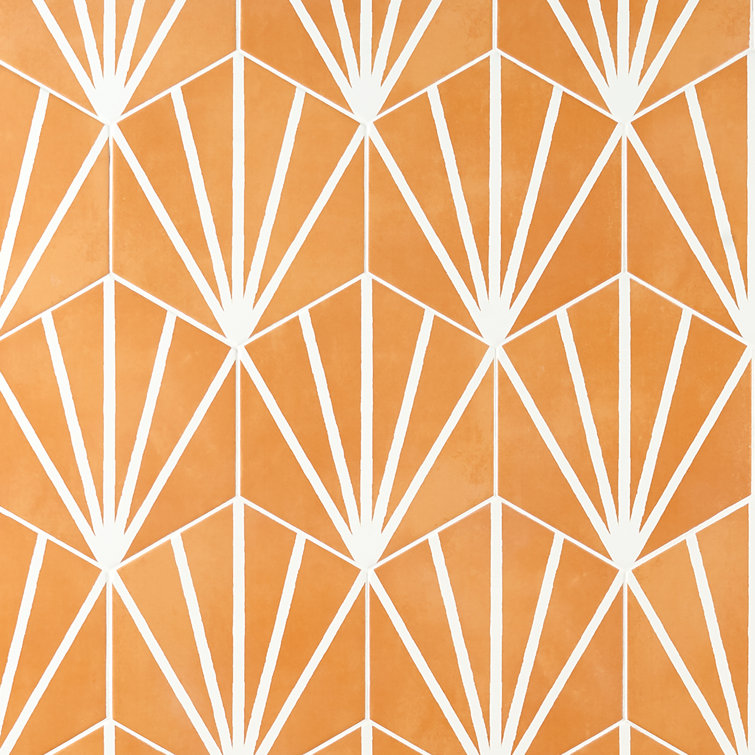 GeoHex Deco 8" Hexagon Matte Porcelain Floor and Wall Tile (9.03 Sq. Ft. / Case)