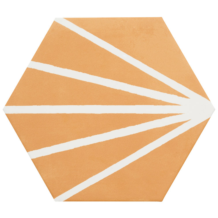 GeoHex Deco 8" Hexagon Matte Porcelain Floor and Wall Tile (9.03 Sq. Ft. / Case)