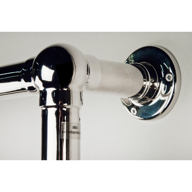 Polished Nickel Traditional Wall Mounted Electric Towel Warmer