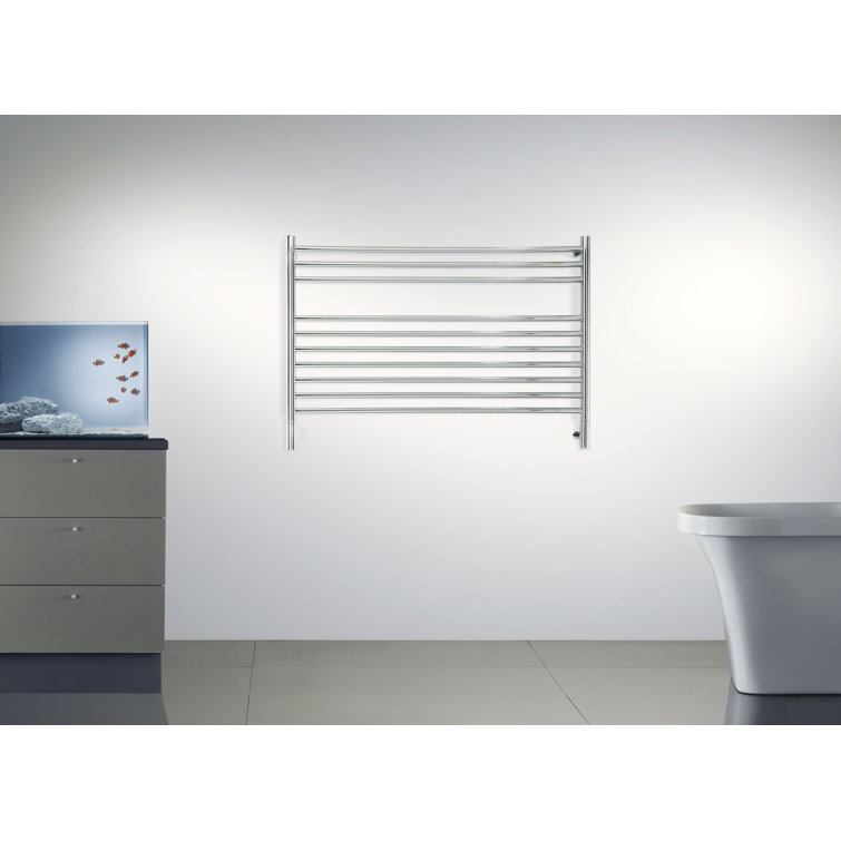 Polished Stainless Steel Wall Mounted Electric Towel Warmer