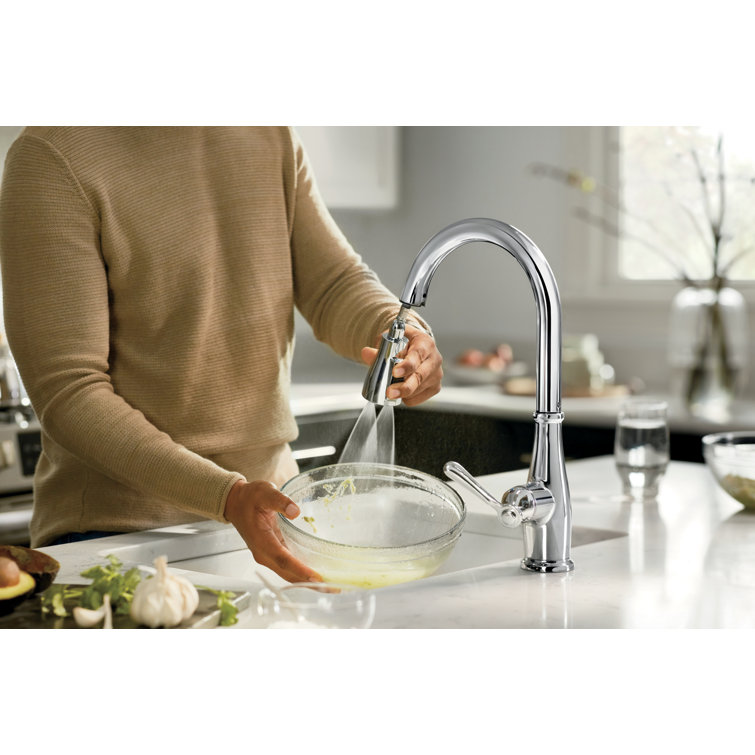 Elmhurst Chrome Single-Handle Pull-Down Kitchen Faucet