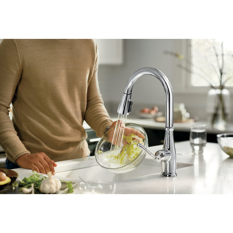 Elmhurst Chrome Single-Handle Pull-Down Kitchen Faucet