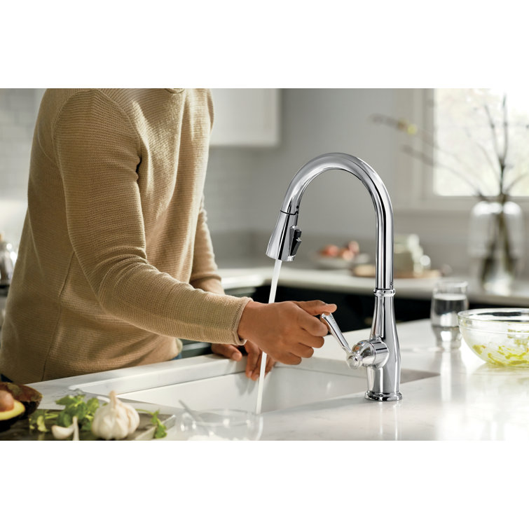 Elmhurst Chrome Single-Handle Pull-Down Kitchen Faucet